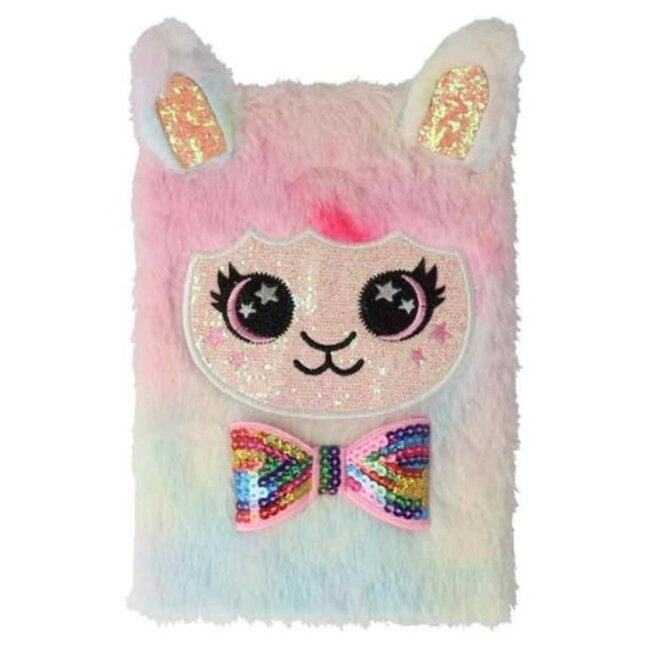 Boeken, Notitieboeken - Fluffy Lama,  A5