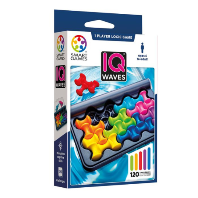 SmartGames Display 12 st: IQ Waves (120 opdrachten)