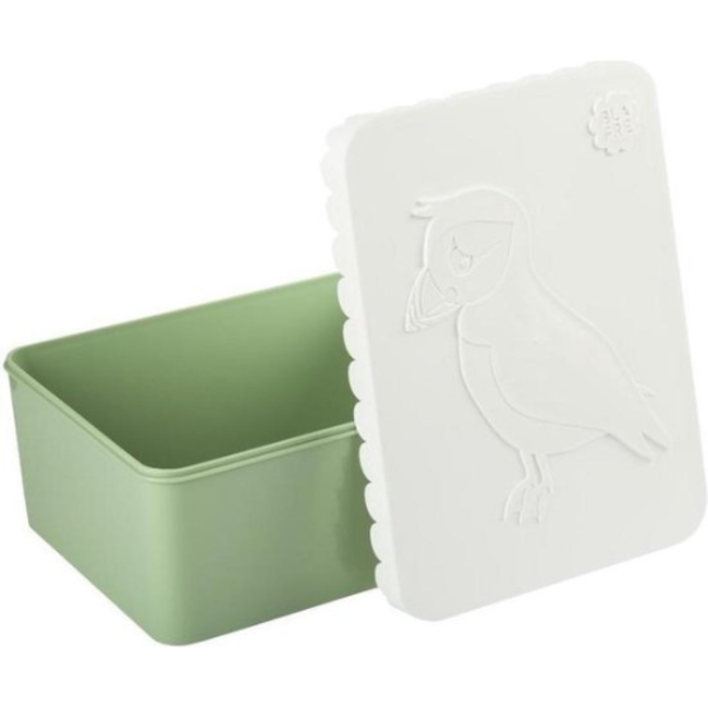 Blafre Blafre lunch box 1 compartiment puffin white+green