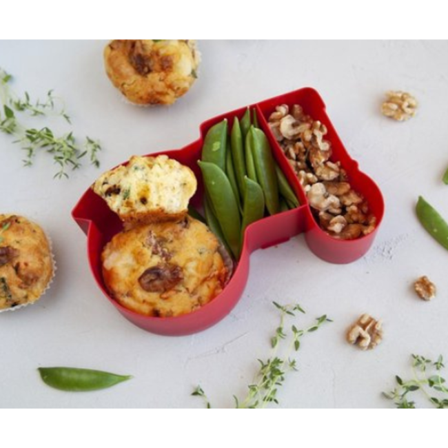 Blafre lunch box 2 compartimenten tractor dark green