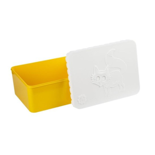 Blafre lunch box 1 compartiment fox white+yellow