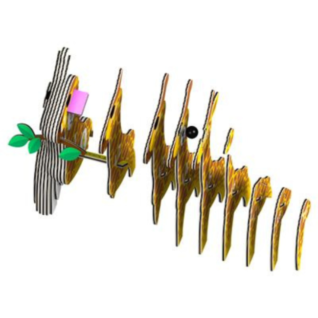 Eugy Eugy Knutselen, Knutselpakketten - Eugy 3D Model: Giraf, 6+