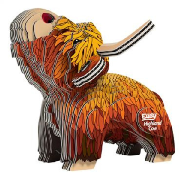 Eugy Knutselen, Knutselpakketten - Eugy 3D Model: Hoogland koe, 6+