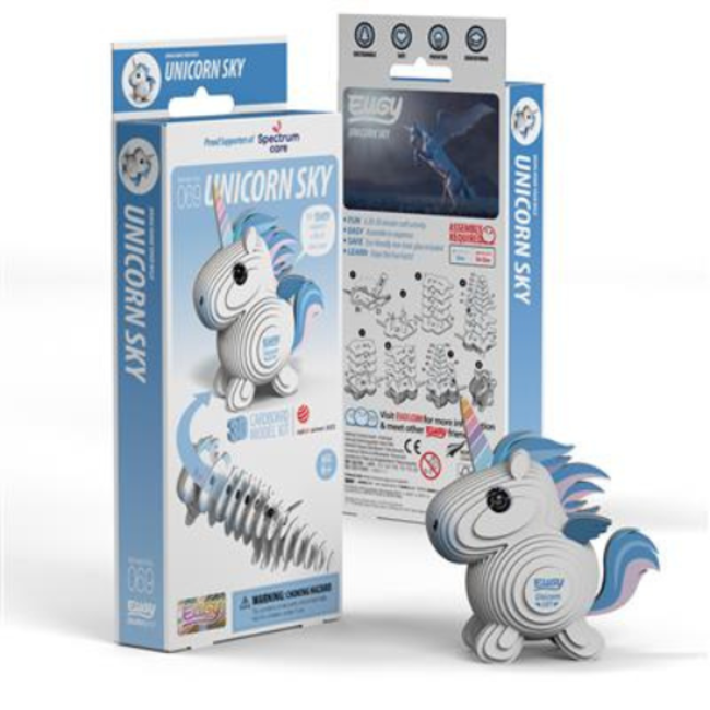 Eugy Knutselen, Knutselpakketten - Eugy 3D Model: Unicorn, 6+