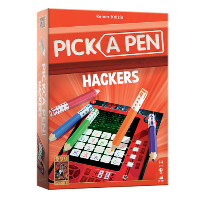 999 Games Dobbelspellen, Pick a Pen Hackers (8+)