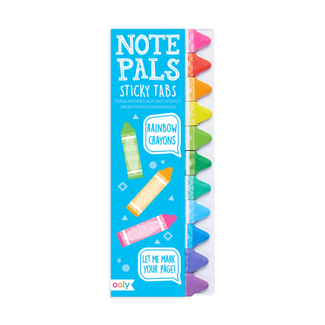 Ooly Notitie Pals Sticky Tabs - Regenboog kleurpotloden