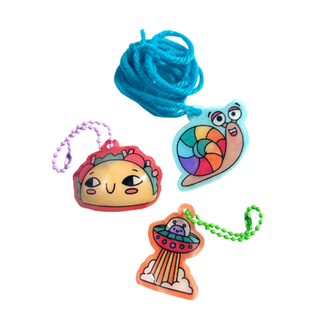 Ooly Shrink-Its! D.I.Y. Shrink Art Kit - Fun Friends