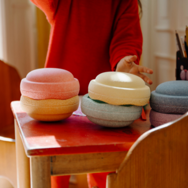 Stapelstein Original Mini - Rainbow Pastel 6st.