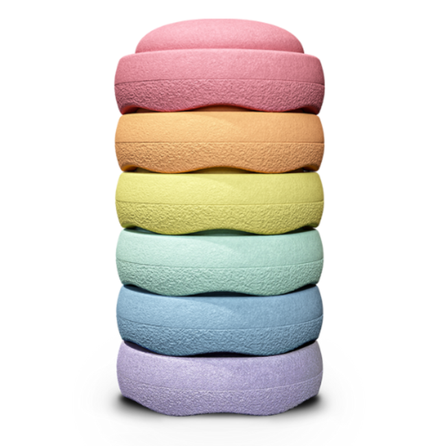 Stapelstein Original Mini - Rainbow Pastel 6st.