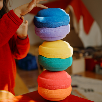 Stapelstein Stapelstein Original Mini - Rainbow Classic 6st.