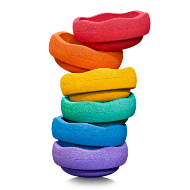 Stapelstein Stapelstein Original Mini - Rainbow Classic 6st.