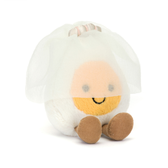 Jellycat Jellycat Knuffels - Amuseables Boiled Egg Bride, 14cm
