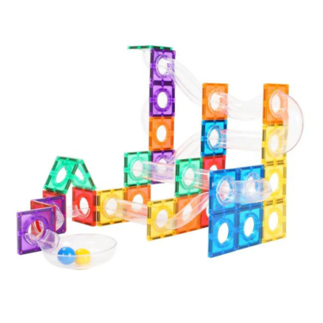 Coblo Magnetisch Bouwset, Coblo knikkers voor knikkerbaan  6 stuks (classic)