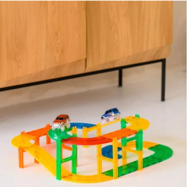 Coblo Magnetisch Bouwset, Coblo Racetrack 70 stuks (classic)
