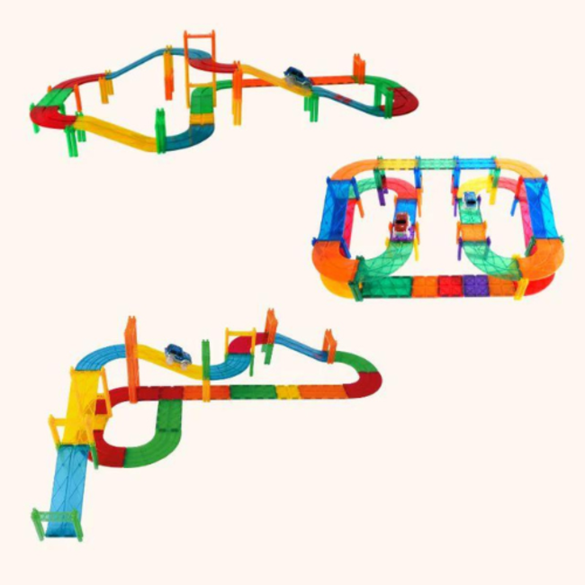 Coblo Magnetisch Bouwset, Coblo Racetrack 70 stuks (classic)