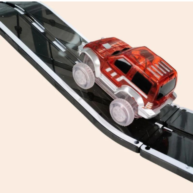 Coblo Magnetisch Bouwset, Coblo Racetrack 70 stuks (zwart)