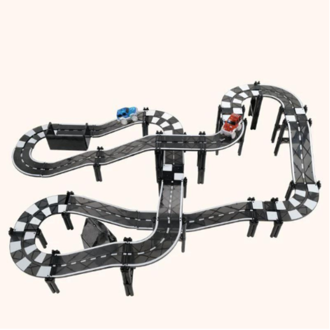 Coblo Magnetisch Bouwset, Coblo Racetrack 70 stuks (zwart)