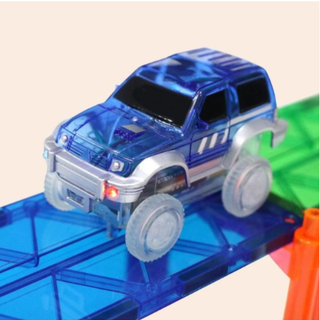 Coblo Magnetisch Bouwset, Coblo Racetrack - Losse auto's
