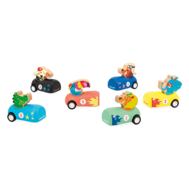 Janod Janod Applepop - Display Auto's pull-back