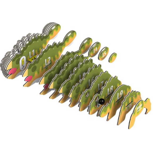 Eugy Eugy Knutselen, Knutselpakketten - Eugy 3D Model: Ankylo, 6+