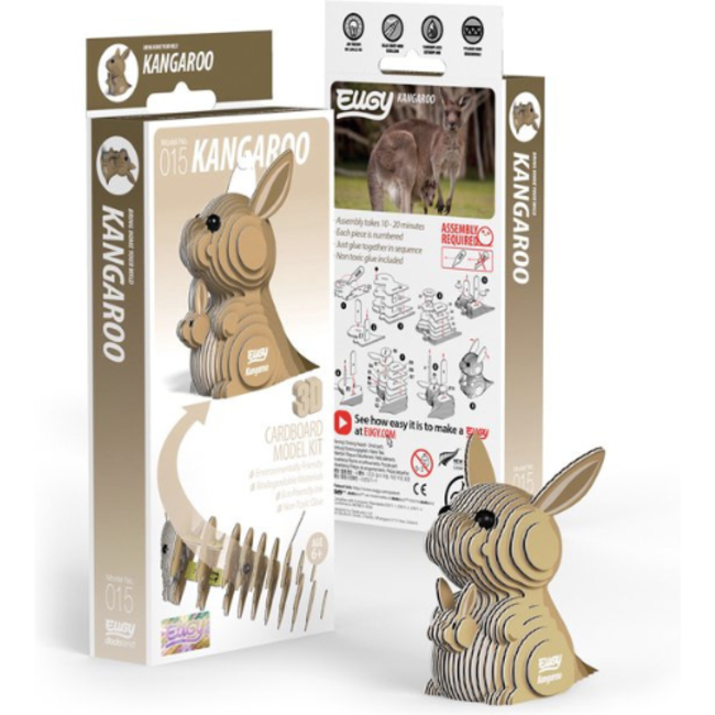 Eugy Eugy Knutselen, Knutselpakketten - Eugy 3D Model: Kangoeroe, 6+