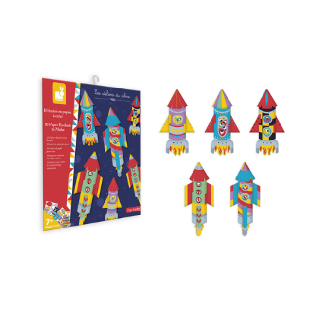 Janod Janod Atelier - Raketten maken, inclusief lanceerstation