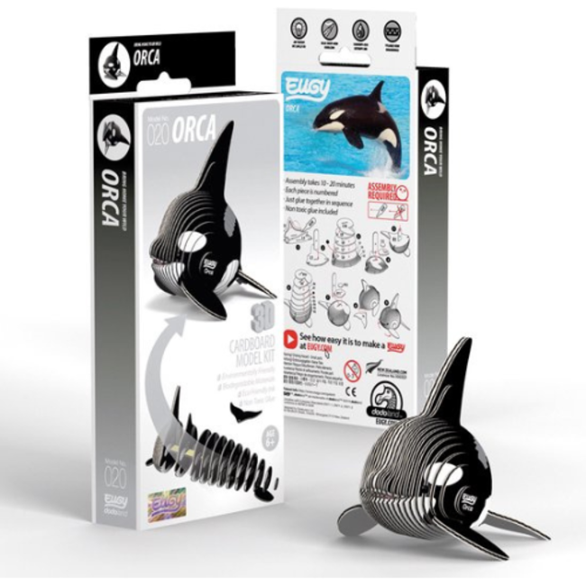 Eugy Eugy Knutselen, Knutselpakketten - Eugy 3D Model: Orka, 6+