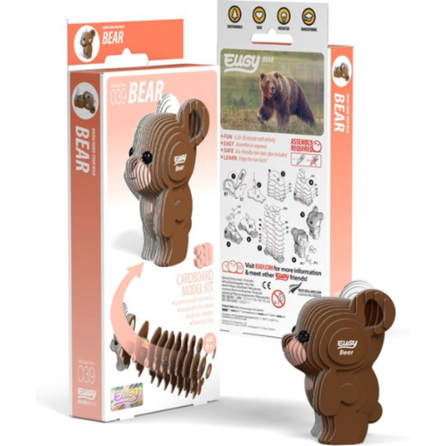 Eugy Eugy Knutselen, Knutselpakketten - Eugy 3D Model: Beer, 6+