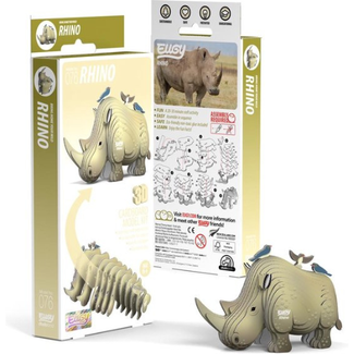 Eugy Eugy Knutselen, Knutselpakketten - Eugy 3D Model: Neushoorn, 6+