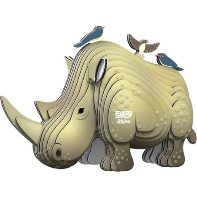 Eugy Eugy Knutselen, Knutselpakketten - Eugy 3D Model: Neushoorn, 6+