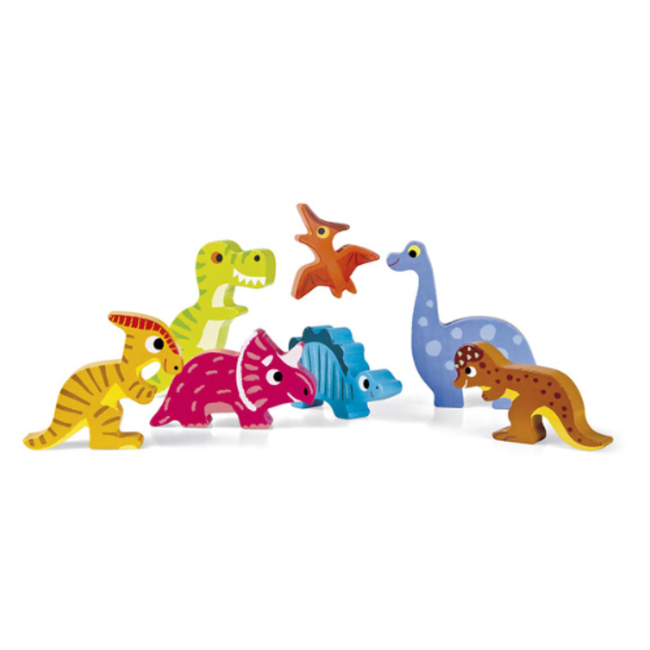 Janod Janod Dino - Puzzelset 4 moeilijkheden