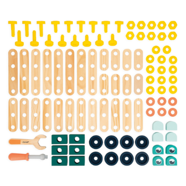 Janod Janod Brico'Kids - Ton 100 stuks