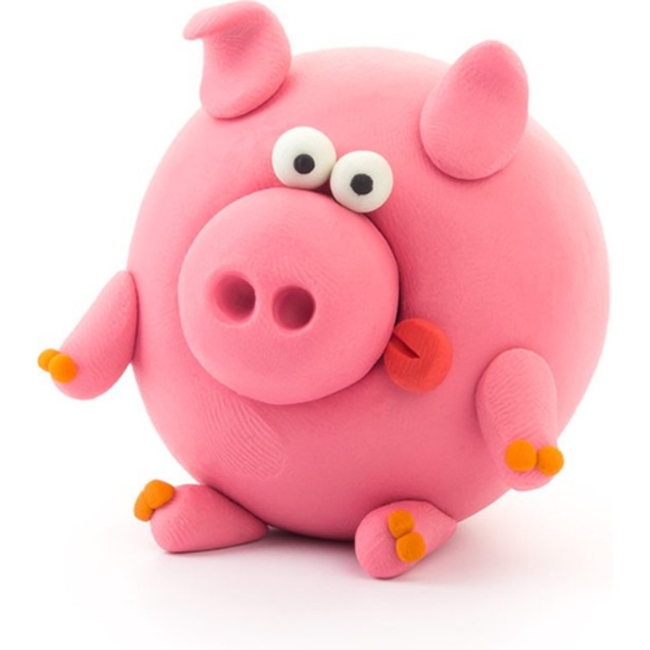 Hey Clay Knutselen, Knutselpakket - Hey Clay Animals: Piggy