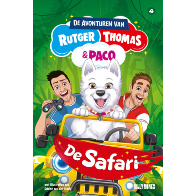 Boeken, Leesboeken - De avonturen van Rutger, Thomas en Paco deel 4 " De Safari" . 7+