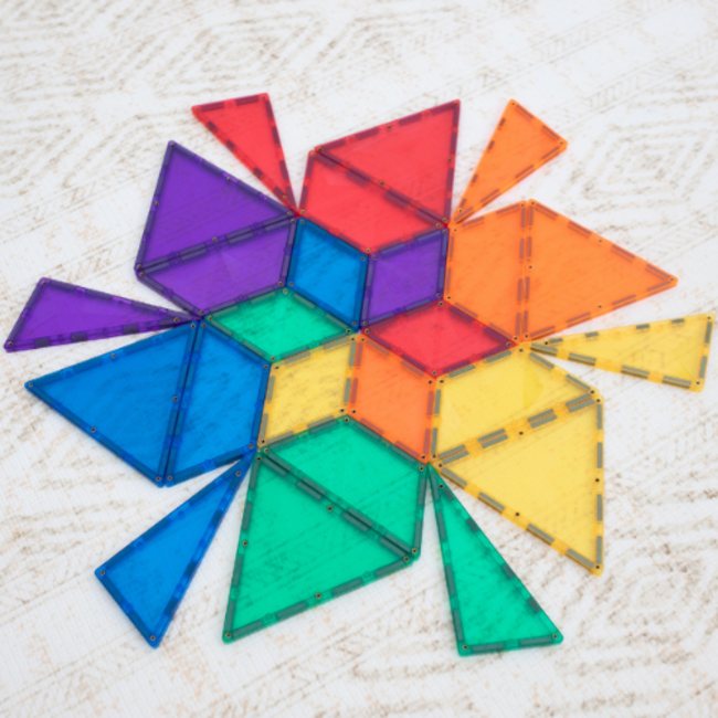 Connetix Magnetisch bouwset, Connetix - Regenboog Verschillende vormen Uitbreiding  (Rainbow Shape Expansion Pack 36 pc)