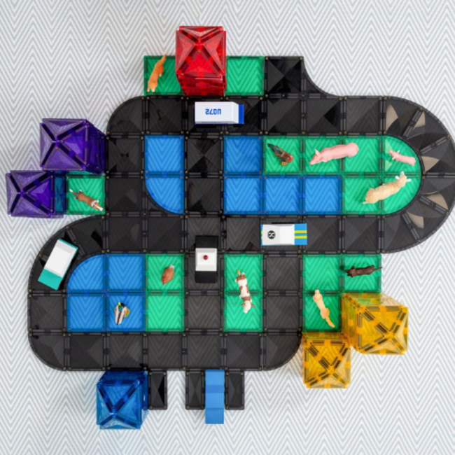 Connetix Magnetisch bouwset, Connetix - Creatief Wegenpakket 48 st. (Creative Roads Pack 48 pc)