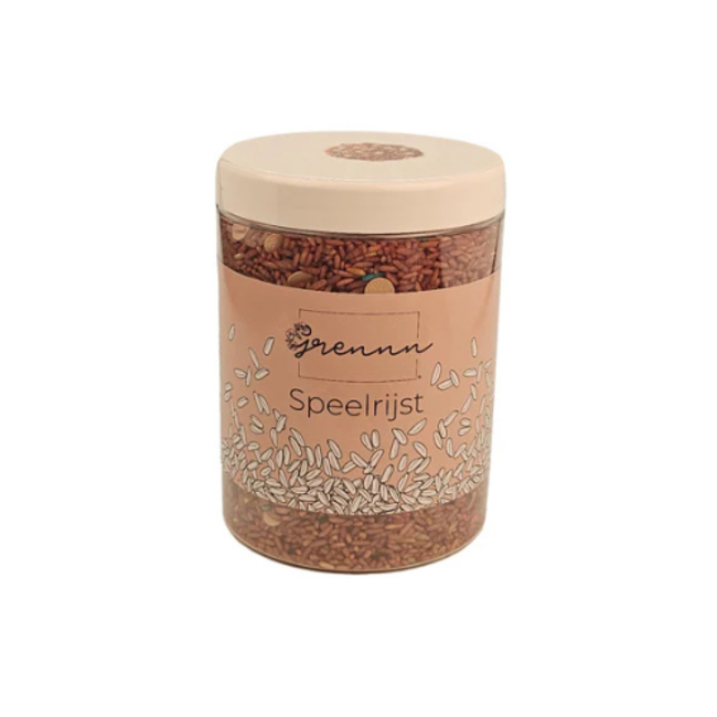 Grennn Sensorisch speelgoed,  Grennn Speelrijst - Sint  mix, 750 gr.