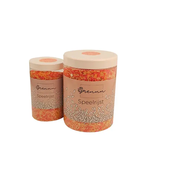 Grennn Sensorisch speelgoed, Grennn Speelrijst - Confetti mix, 750 gr.