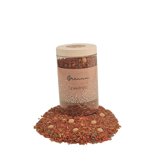 Grennn Sensorisch speelgoed, Grennn speelrijst Sint mix 300 gram