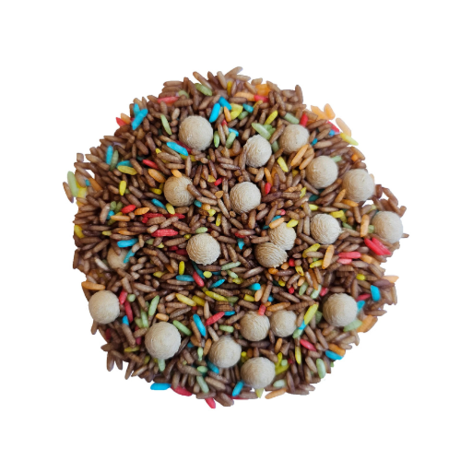 Grennn Sensorisch speelgoed, Grennn speelrijst Sint mix 300 gram