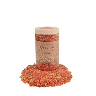 Grennn Sensorisch speelgoed, Grennn speelrijst fruit mix 300 gram