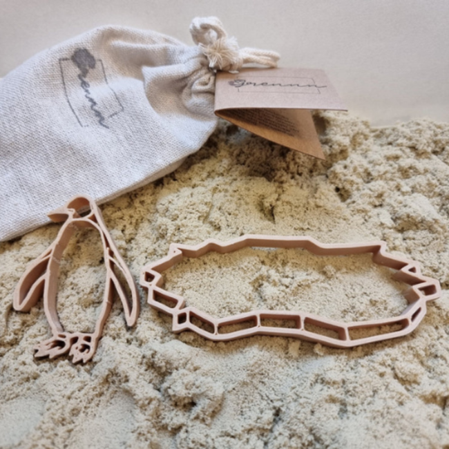 Grennn Sensorisch speelgoed, Accessoires - Uitstekers Pinguin en ijsschots