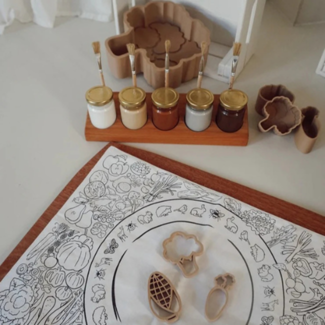 Grennn Sensorisch speelgoed, Accessoires - Uitstekers groente