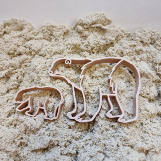 Grennn Sensorisch speelgoed, Accessoires - Uitstekers IJsbeer en jong