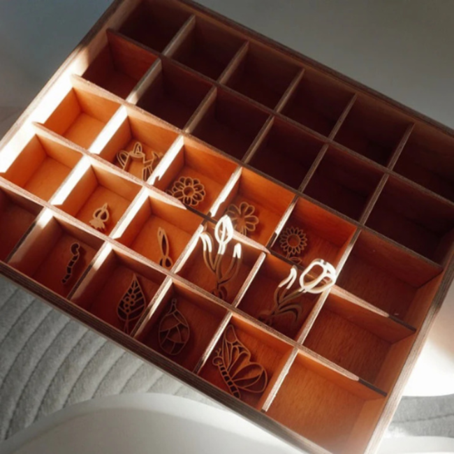 Grennn Sensorisch speelgoed, Accessoires - Uitstekers bloemen