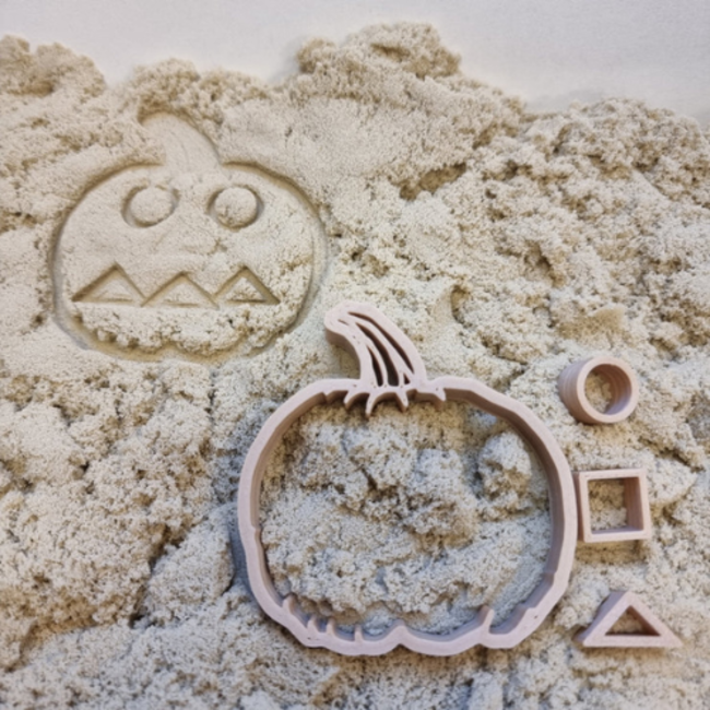 Grennn Sensorisch speelgoed, Accessoires - Uitstekers pompoen met versiering