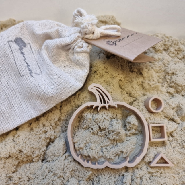 Grennn Sensorisch speelgoed, Accessoires - Uitstekers pompoen met versiering