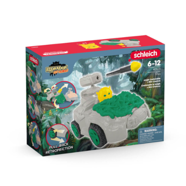 Schleich schleich eldrador - jungle crashmobile met mini creatuur