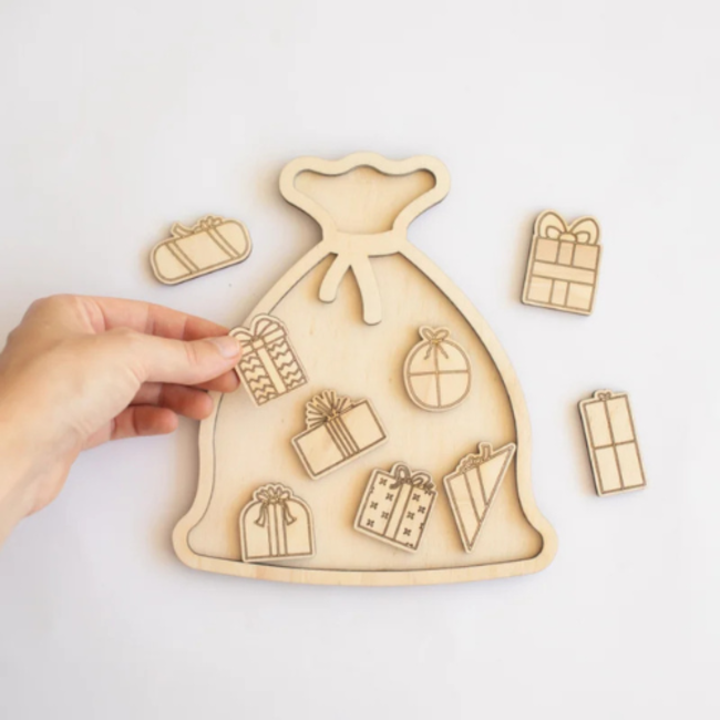 Studio de Rijk Studio de Rijk - Houten speeltray De zak van Sinterklaas