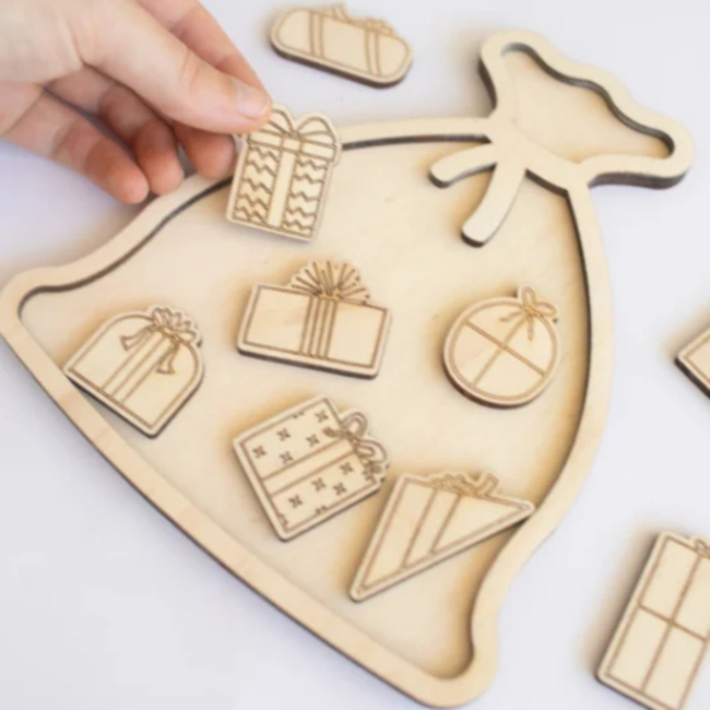 Studio de Rijk Studio de Rijk - Houten speeltray De zak van Sinterklaas